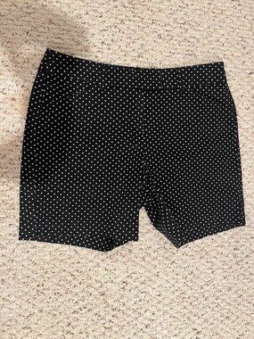 Zac & Rachel Black & White Polka Dot Shorts Size 10